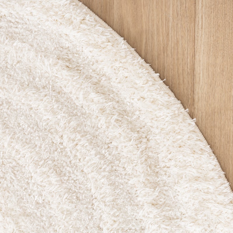 Round Scandinavian Rug - Lova Arches Cream