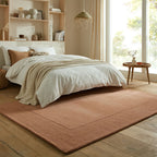 Solid floor rug - Tuscano Orange