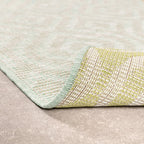 Square Outdoor Rug - Summer Retro Mint
