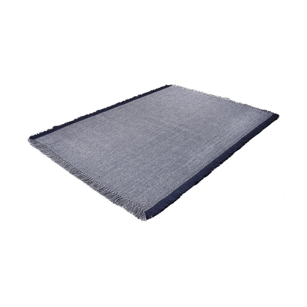 Wool floor rug - Quentin Blue