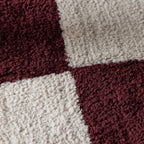 Checkerboard rug - Blox Red