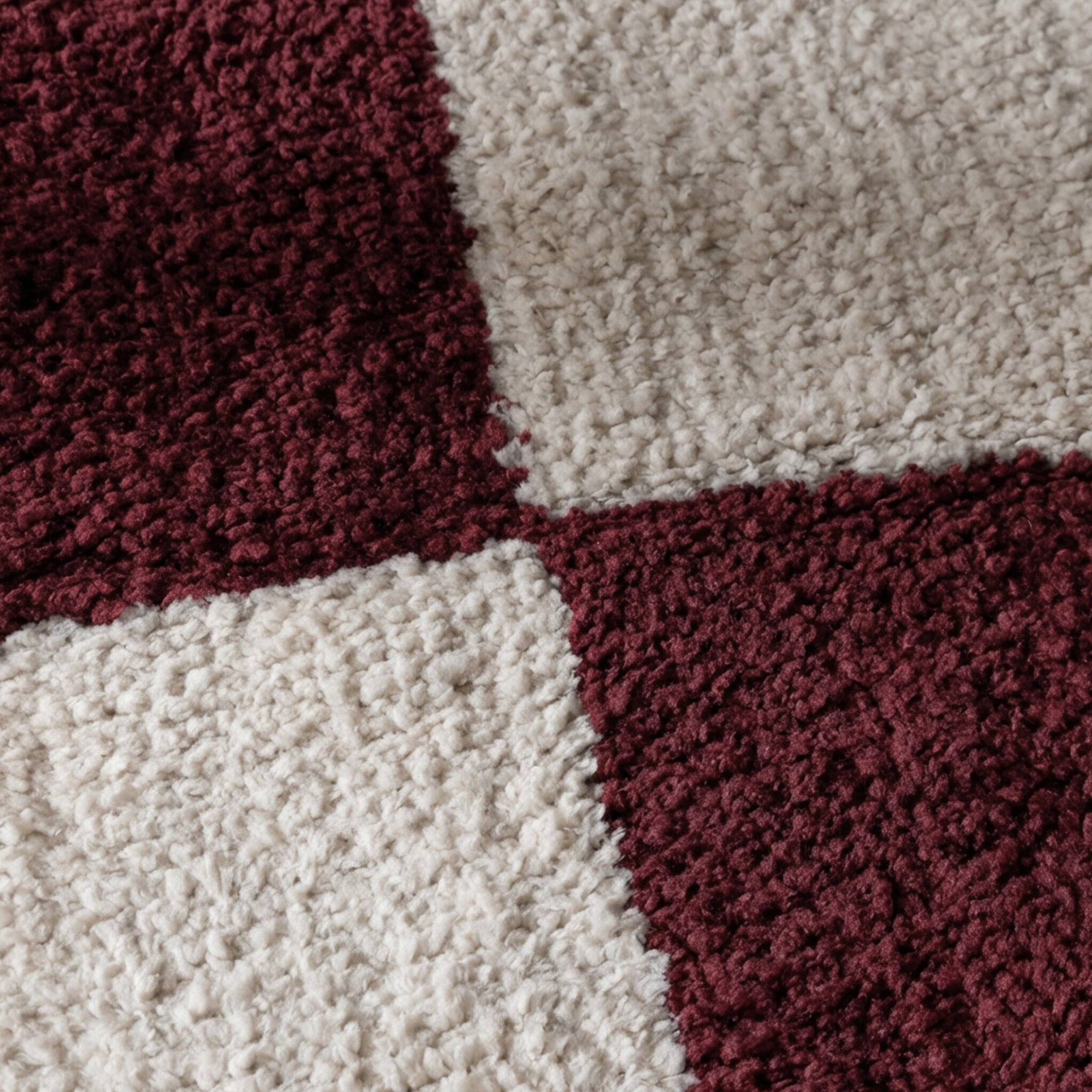 Checkerboard rug - Blox Red