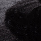 Soft Low-Pile Rug - Cozy Black