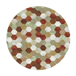 Round Modern Rug - Amado Multicolor 6474