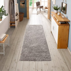 High Pile Runner - Solid Light Grey