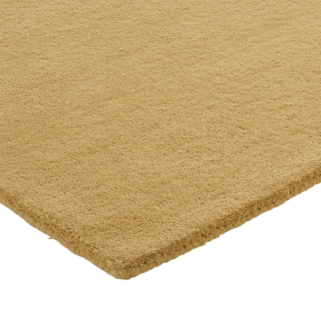 Wool floor rug - Organix Gold/Cream 510