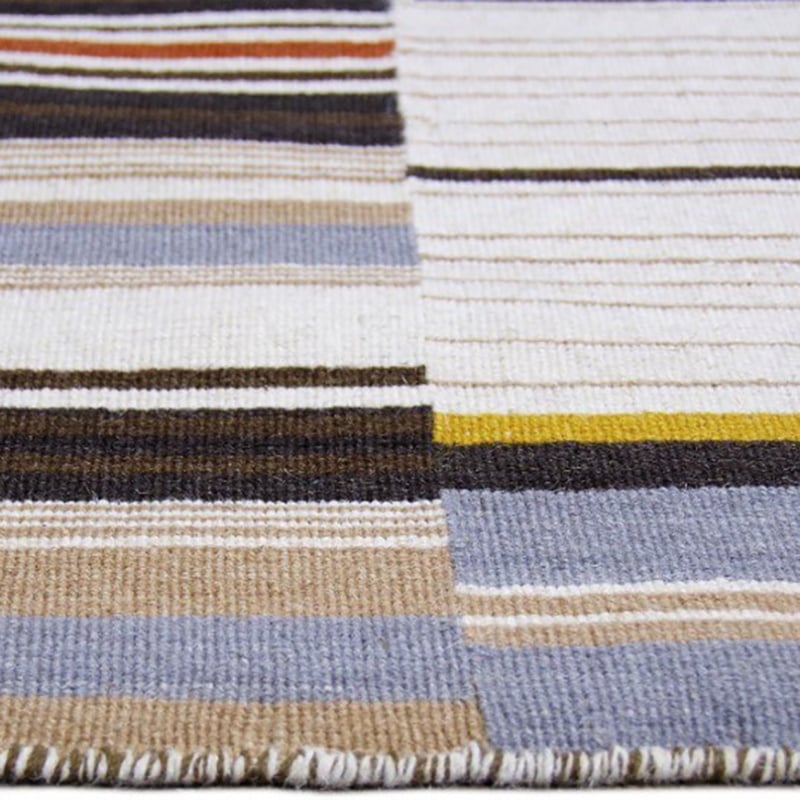 Wool rug - Bon Multicolor/Brown