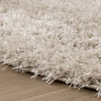 Round Shaggy Rug - Blaze Beige/Grey