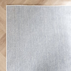Sustainable Low-Pile Rug - Lykke Light Blue