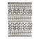 High-Pile Rug - Grand Groove Cream/Black