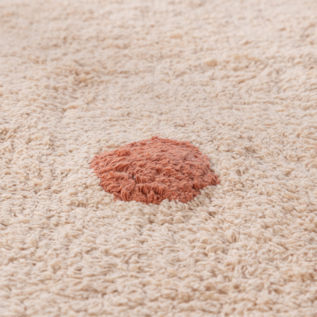 Kids Room Rug – Lou Dots Terracotta