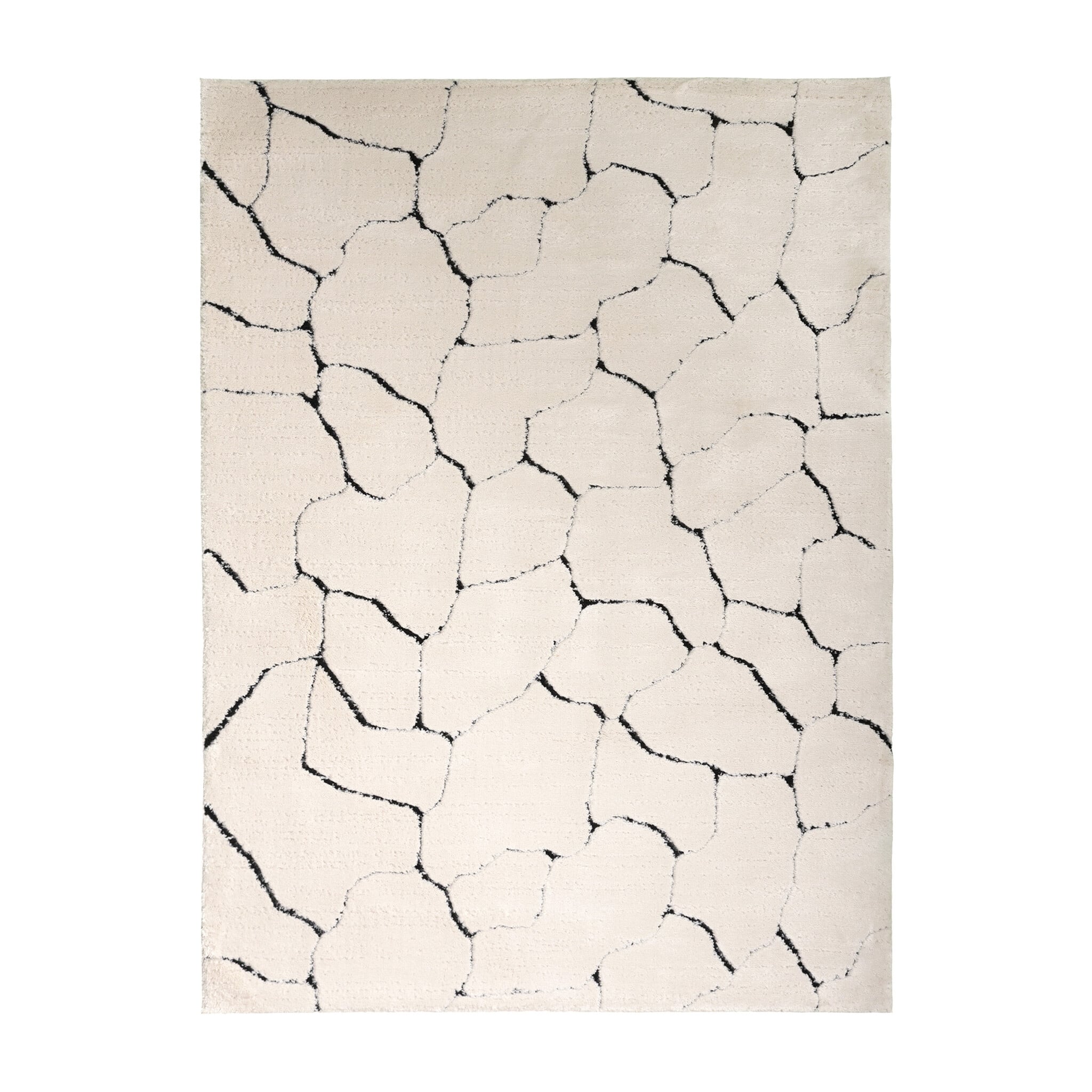 Scandinavian Rug - Yune Stone Cream/Black