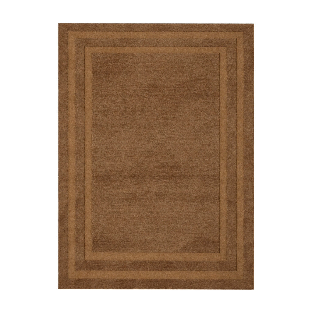 Wool rug - Judith Border Brown