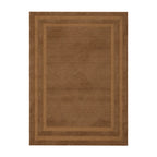 Wool rug - Judith Border Brown