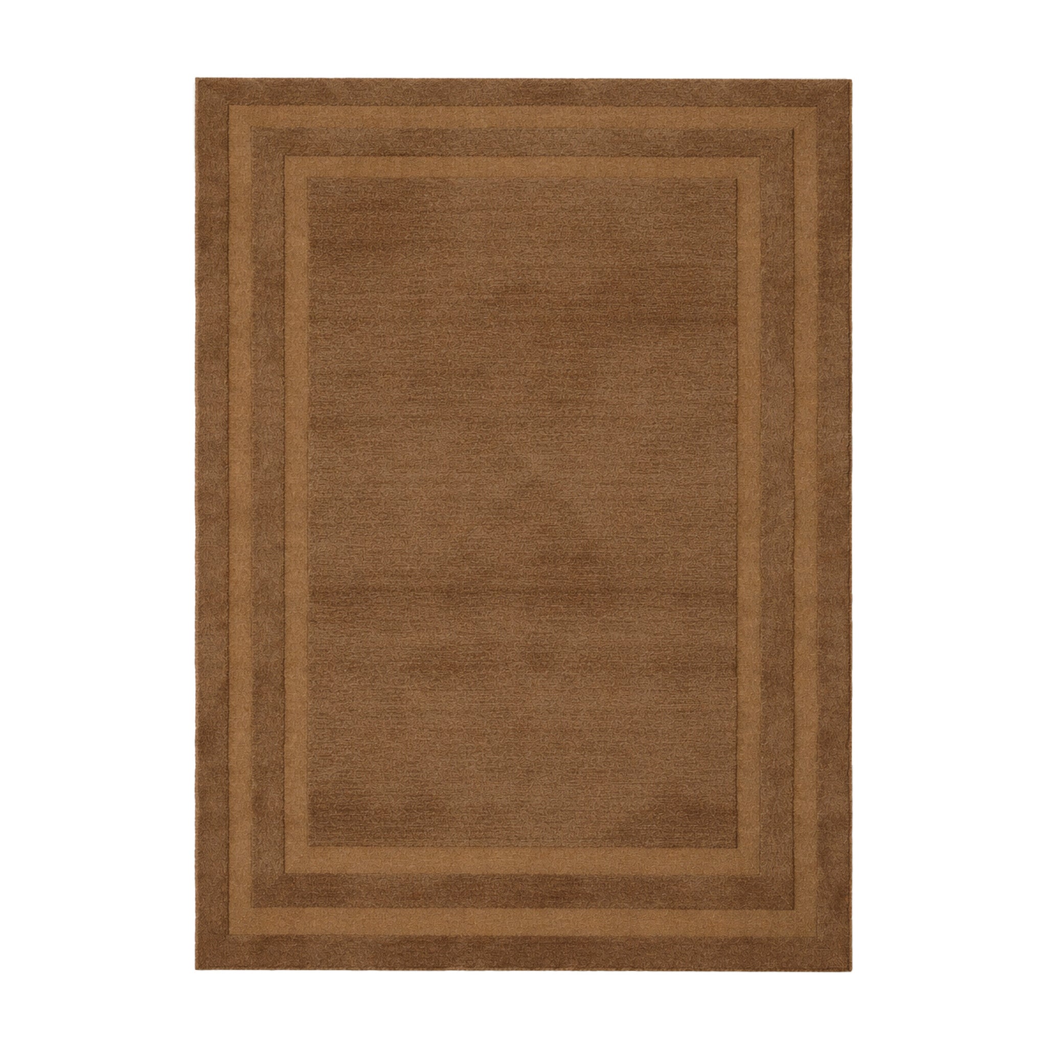 Wool rug - Judith Border Brown