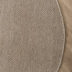 Round Wool Rug - Bliss Beige/Brown