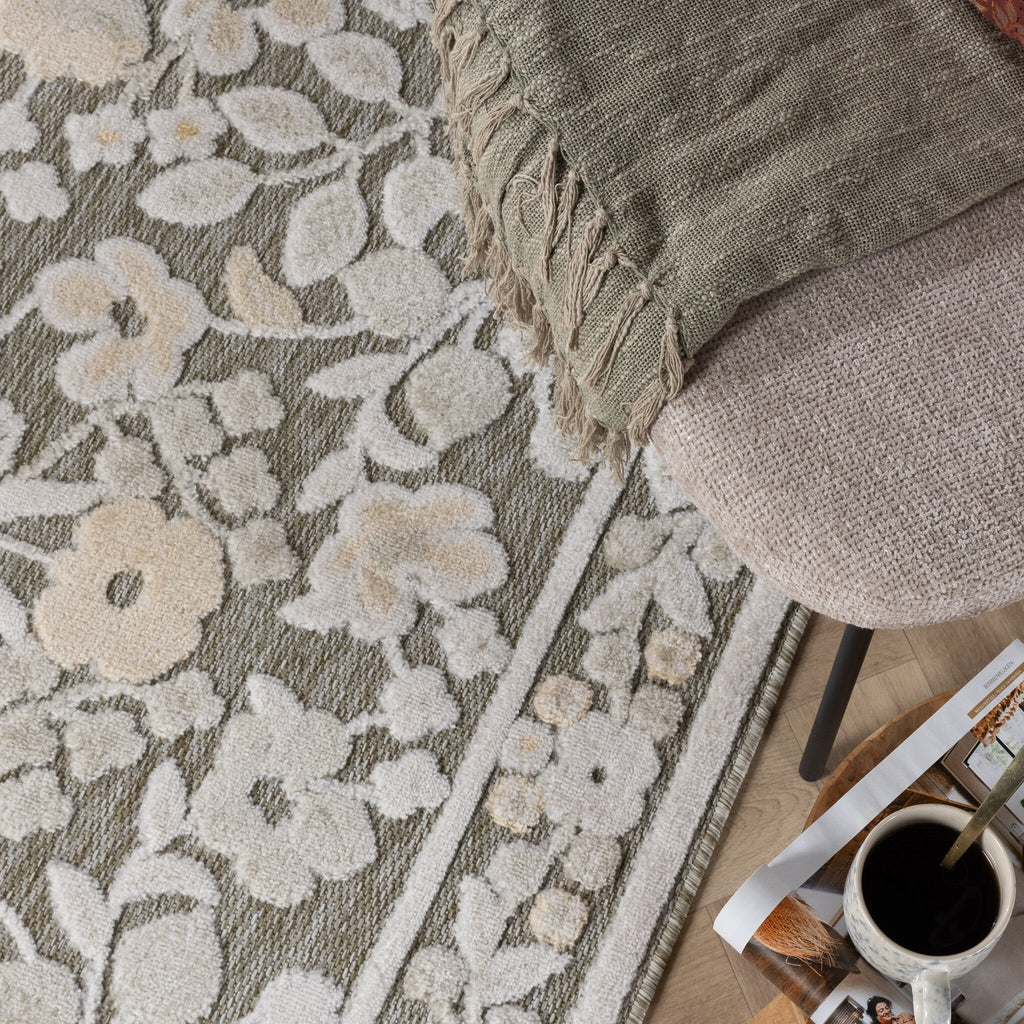 Indoor & outdoor rug - Bloom Oriental Taupe