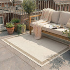 Jute Outdoor Rug - Nomad Edge Cream