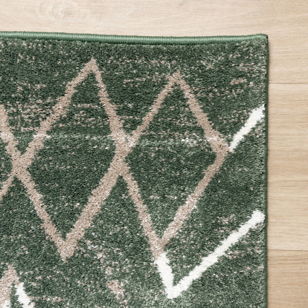 Berber Rug - Blend Diamond Green