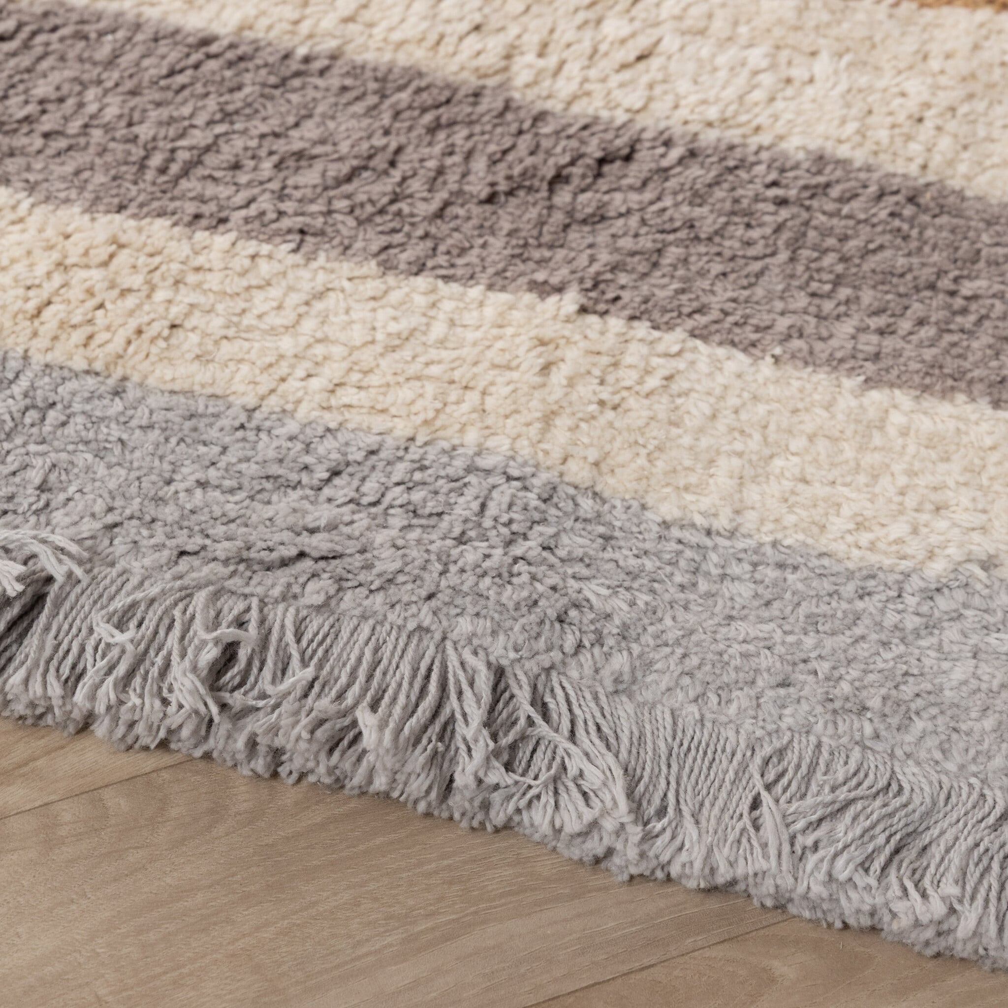 Washable children's rug - Milo Grey 