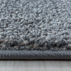 Retro floor rug - Stencil Light Brown/Anthracite