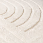 Soft High Pile Rug - Carvy Curves Cream
