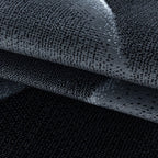 Modern floor rug - Streaky Lines Black