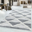 Scandinavian Rug - Pitea Lines Grey/Cream