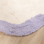 Round Washable Rug – Hazy Lilac/Cream