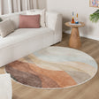 Round Modern Rug - Field Terra