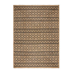 Jute floor rug - Lucio Geo Natural