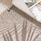 Round Outdoor Rug - Tiga Palm Taupe