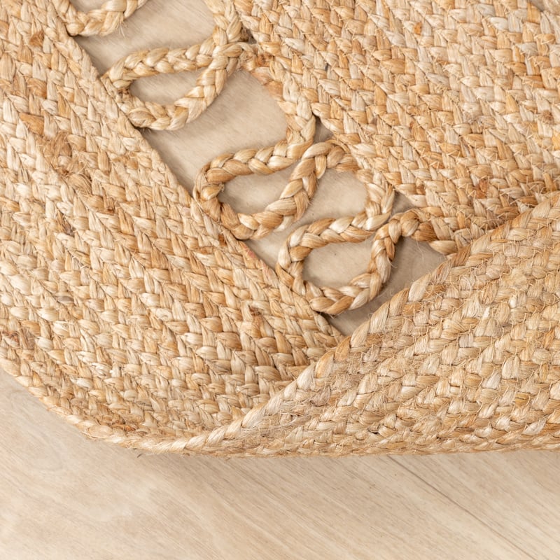 Jute Rug - Fair Round Rattan Natural