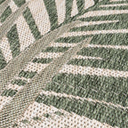 Round Outdoor Rug - Tiga Palm Green