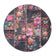 Round Rose Kilim Rug - Rosa Pink
