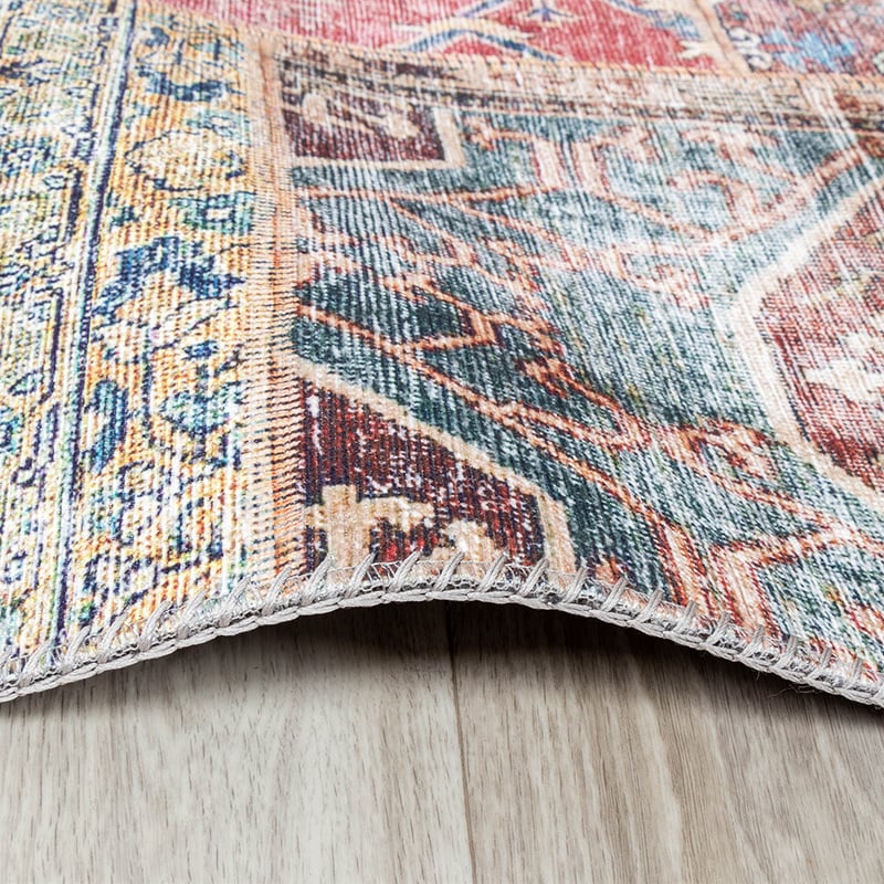 Patchwork Rug - Azara Red