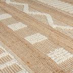 Jute floor rug - Jubio Medina Natural/Cream