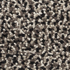 Wool floor rug - Halette Black/White