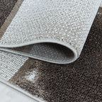 Modern floor rug - Optimism Box Taupe/Grey