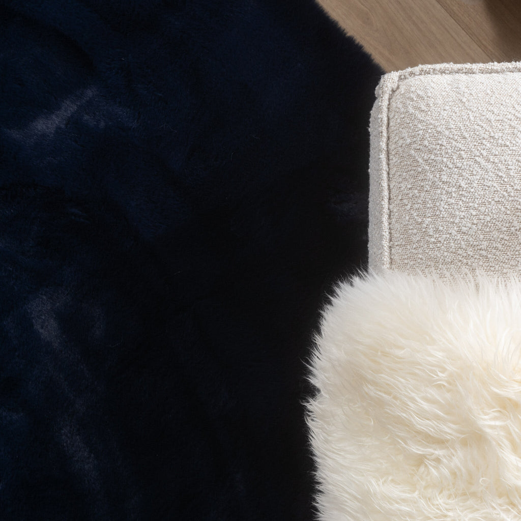 Soft High Pile Rug - Comfy Supreme Dark Blue