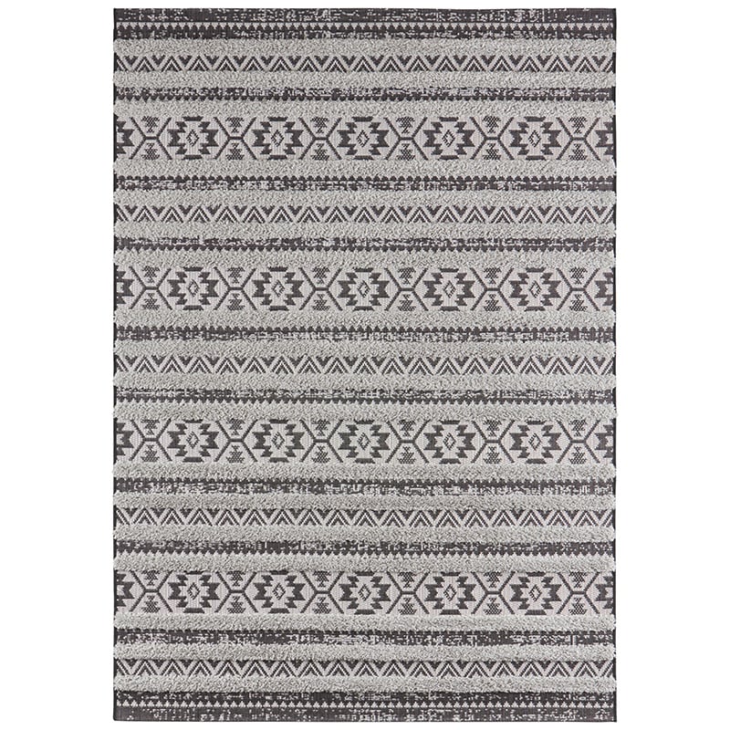 Scandinavian floor rug - Handira Sebou Grey