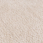 Soft round rug - Teddy Cream