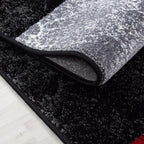 Modern floor rug - Tetris Red 1330