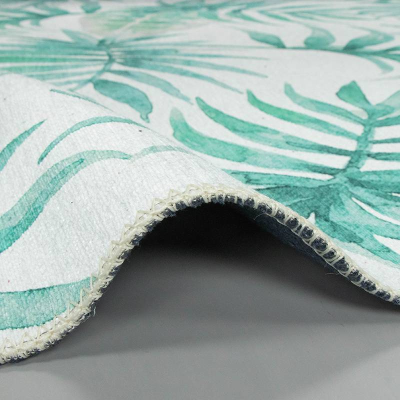 Botanical Rug - Palmier Leaves Green