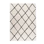 High Pile Rug - Grand Lines Cream/Black