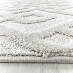 Scandinavian Area Rug - Pitea Pattern Cream