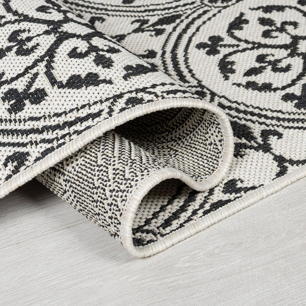 Outdoor runner - Varano Casablanca Black/White