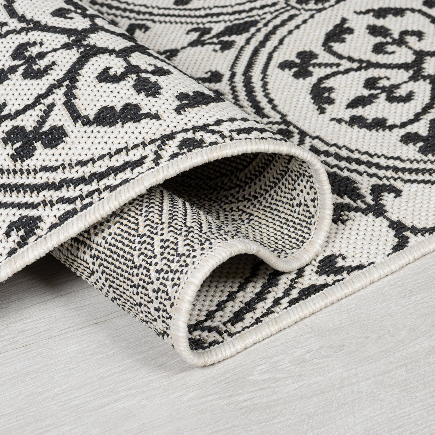 Outdoor runner - Varano Casablanca Black/White