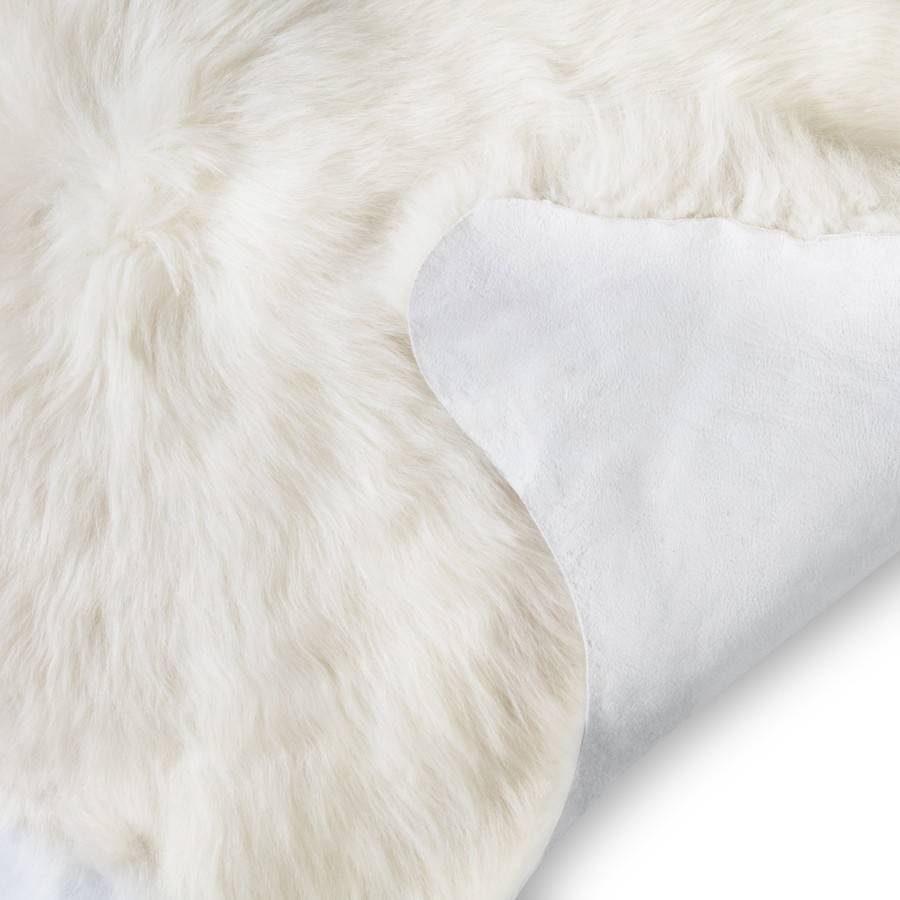 White Sheepskin 100cm - Floor rug