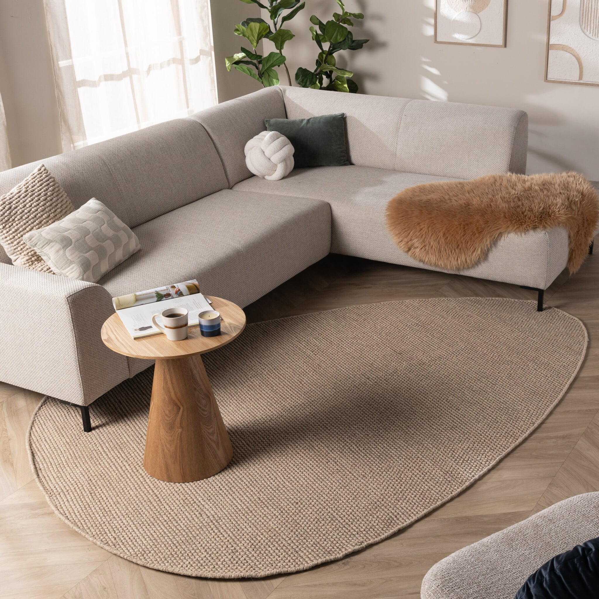 Irregular Rug - Bliss Beige/Brown